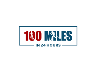 100 Miles In 24 Hours logo design by asyqh