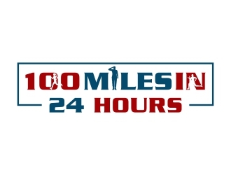 100 Miles In 24 Hours logo design by dibyo