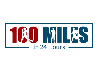 100 Miles In 24 Hours logo design by cybil