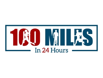 100 Miles In 24 Hours logo design by cybil