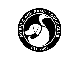 Friends and Family Duck Club Est. 2001 logo design by Aster