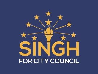 Singh for City Council logo design by rokenrol