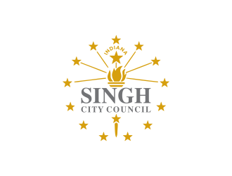 Singh for City Council logo design by coratcoret