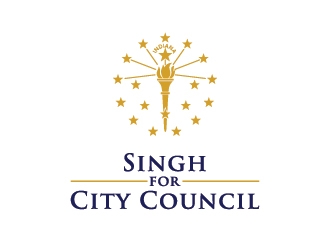 Singh for City Council logo design by Lovoos