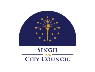 Singh for City Council logo design by Lovoos