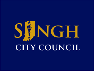 Singh for City Council logo design by Girly