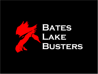 Bates Lake Busters logo design by Girly