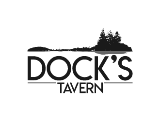 Docks Tavern logo design by fastsev