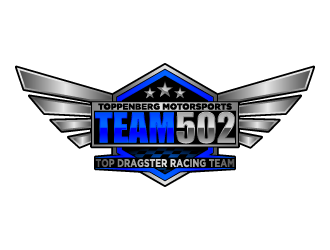 TEAM 502     TOPPENBERG MOTORSPORTS logo design by fastsev