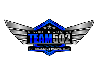TEAM 502     TOPPENBERG MOTORSPORTS logo design by fastsev