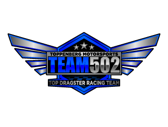 TEAM 502     TOPPENBERG MOTORSPORTS logo design by fastsev