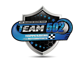 TEAM 502     TOPPENBERG MOTORSPORTS logo design by esso