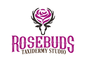 Rosebuds Taxidermy Studio logo design by jaize