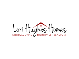 Lori Hughes Homes with Real Living Northwest Realtors logo design by akhi