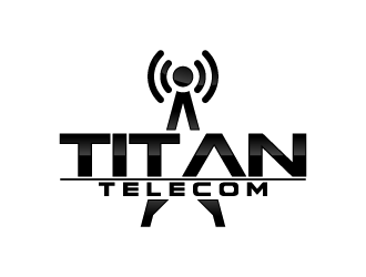 Titan Telecom logo design by fastsev