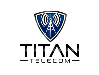 Titan Telecom logo design by BeDesign