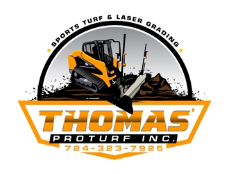 Thomas Proturf Inc. logo design by DreamLogoDesign