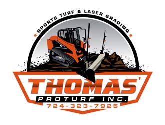 Thomas Proturf Inc. logo design by DreamLogoDesign