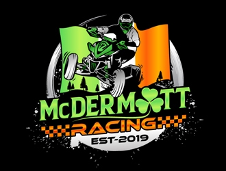 McDermott Racing logo design by DreamLogoDesign