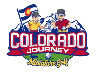 Colorado Journey Miniature Golf logo design by Aelius