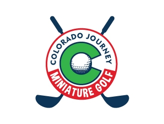 Colorado Journey Miniature Golf logo design by Foxcody