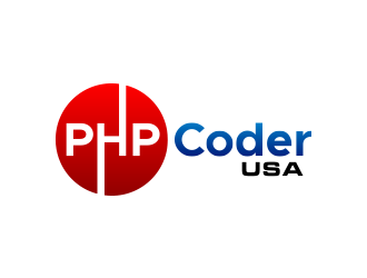 PHP Coder USA logo design by lexipej