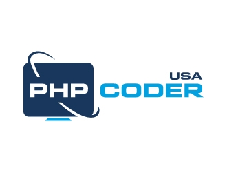 PHP Coder USA logo design by akilis13