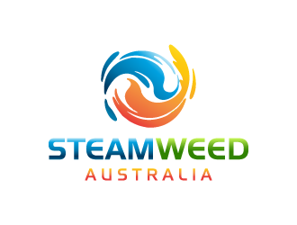 STEAMWEED AUSTRALIA logo design by dchris