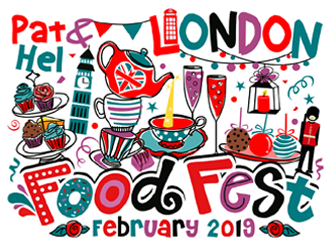 Pat & Hel London Food Fest February 2019 logo design by ingepro