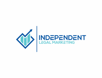 Independent Legal Marketing logo design by ubai popi