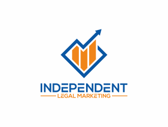 Independent Legal Marketing logo design by ubai popi