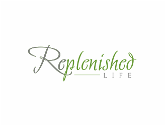 Replenished Life logo design by MagnetDesign
