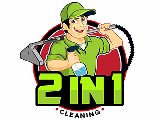 2 In 1 Cleaning  logo design by Optimus