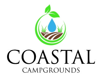 Coastal Campgrounds logo design by jetzu
