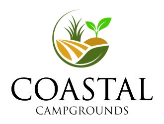 Coastal Campgrounds logo design by jetzu