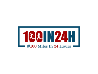100 Miles In 24 Hours logo design by ammad