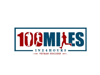100 Miles In 24 Hours logo design by art-design