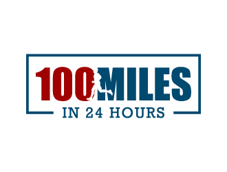 100 Miles In 24 Hours logo design by torresace