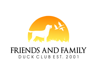 Friends and Family Duck Club Est. 2001 logo design by JessicaLopes