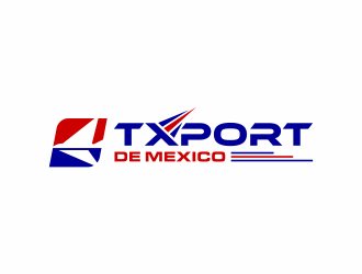 TXPORT DE MEXICO  logo design by ammad