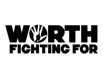 Worth Fighting For logo design by aldesign