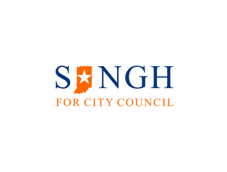 Singh for City Council logo design by bomie