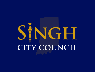 Singh for City Council logo design by Girly