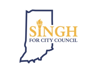 Singh for City Council logo design by rokenrol