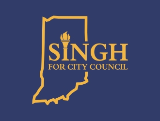 Singh for City Council logo design by rokenrol