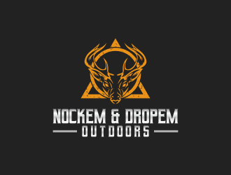 Nockem & Dropem Outdoors logo design by Editor