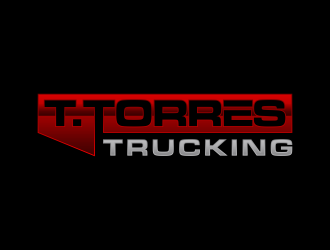 T.Torres Trucking logo design by santrie