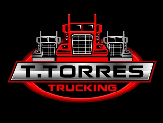 T.Torres Trucking logo design by Ultimatum