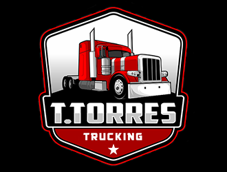 T.Torres Trucking logo design by Optimus