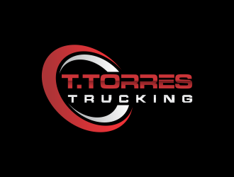T.Torres Trucking logo design by oke2angconcept